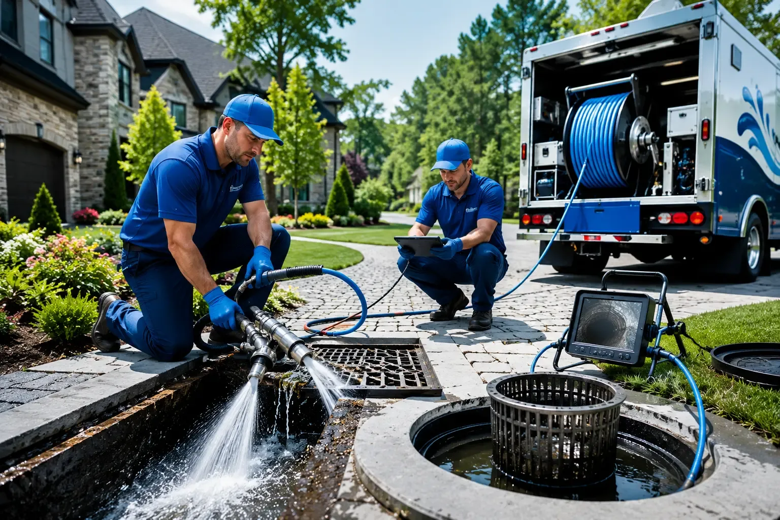 Local outdoor drain cleaning professionals in Trinway, OH