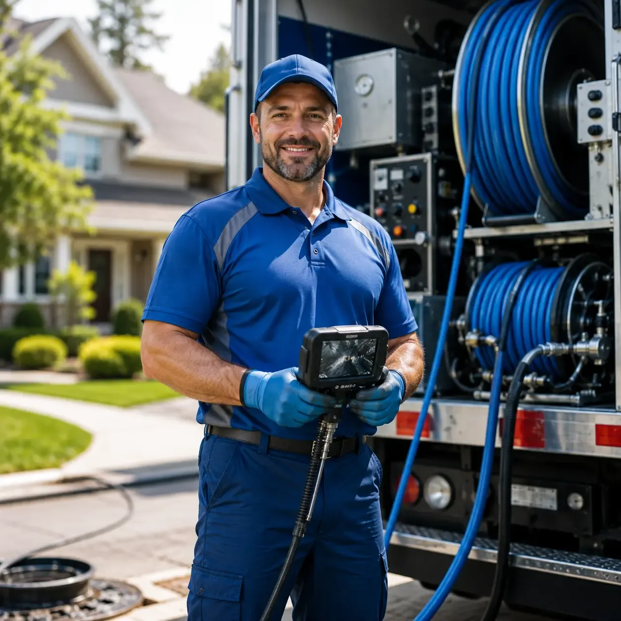 Local outdoor drain cleaning specialists in Trinway, OH